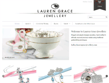 Tablet Screenshot of laurengracejewellery.com
